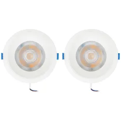 Philips 18W COB Round LED Ceiling Spot Light (Natural White, Pack of 2, Deco Bright)