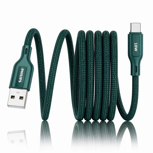 Image of PHILIPS 18W Type-C Fast Charging Braided Cable