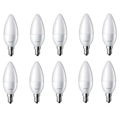 Philips 2.7W Frosted Candle LED Bulb (PO10)