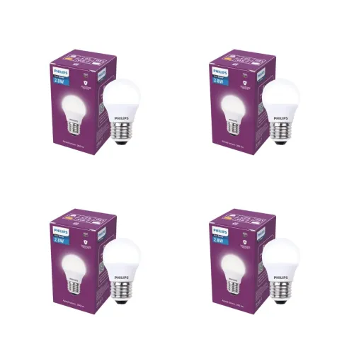 Image of PHILIPS 2.8W LED Frosted Candle Bulb Pack of 4