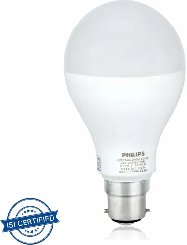 Image of PHILIPS 22 W Basic Round B22 LED Bulb (White)
