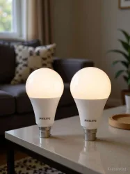 PHILIPS 26 W Basic Standard B22 LED Bulb (White, Pack of 2)