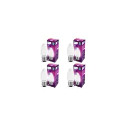 PHILIPS 4-watt Filament Candle Bulb 4Pcs