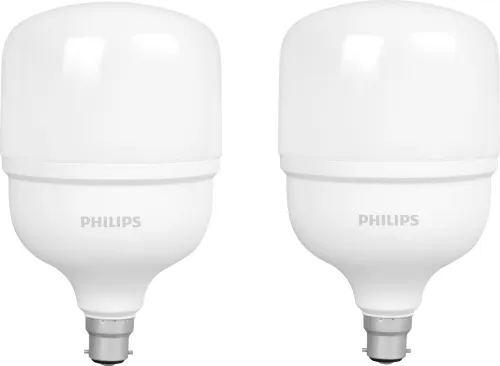 Image of PHILIPS 40 W Basic Standard B22 LED Bulb (White, Pack of 2)