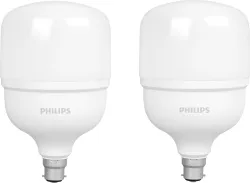 PHILIPS 40 W Basic Standard B22 LED Bulb (White, Pack of 2)