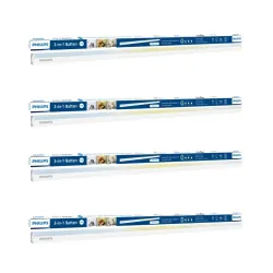 Philips Compact 4ft 20-watt LED Tubelight | 3 Colors in 1 LED Batten | Scene Switch Tubelight for Home & Decoration | Co