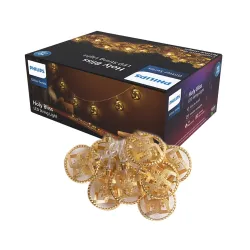 PHILIPS 4M 10 LED Holy Bliss String Light | Decorative Ladi Light for Diwali