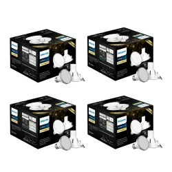 Philips 4W LED Downlighter for Ceiling | Ceiling Secure Ceiling Light for Home & Hall | Cool Day Light, Pack of 4