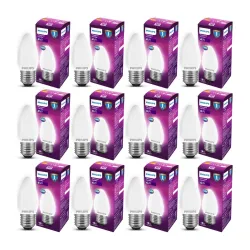 PHILIPS 4W E27 LED Frosted Candle Bulb (PO12)