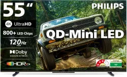 PHILIPS 138 cm (55 inch) Ultra HD (4K) Mini LED Smart Google TV 2025 Edition with Local Dimming Dolby Vision & HDR10+ 36