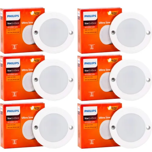 Image of Philips 59289-pk6 3 Watts LED Cabinet Light, White, Striker