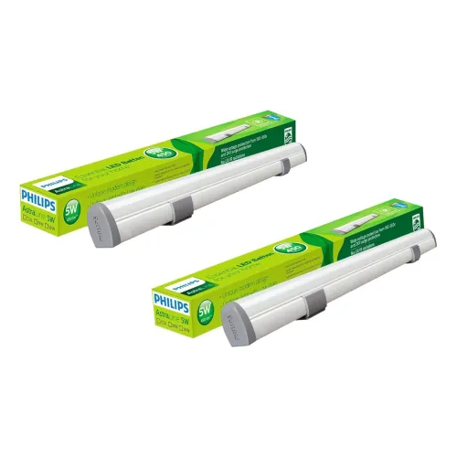 Image of PHILIPS 5W LED Cool White Tubelight, Pack of 2