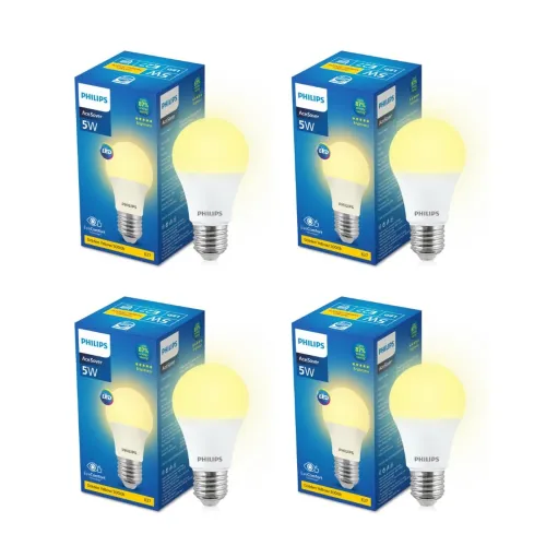 Image of PHILIPS 5-watt LED Bulb Pack of 4
