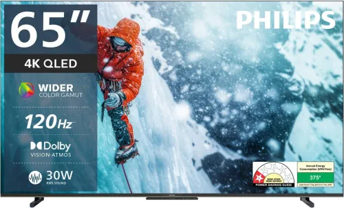 Image of PHILIPS 65 Inch 4K QLED Smart Google TV 2025 Edition