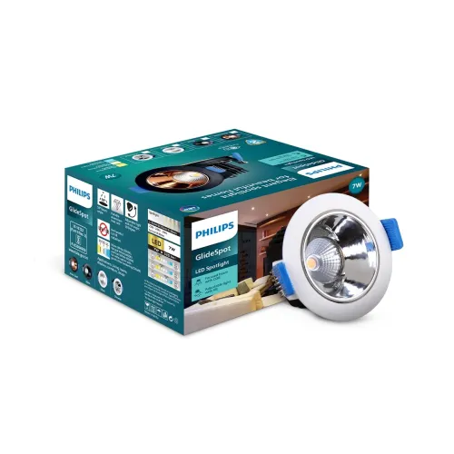 Image of PHILIPS 7 Watt Chrome Reflector LED 