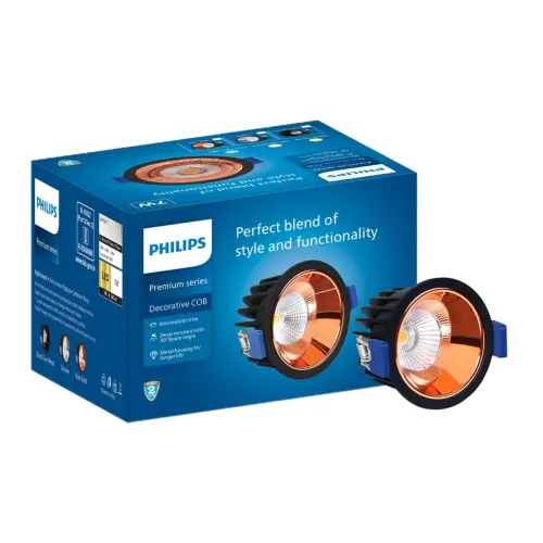 Image of Philips 7W Round COB LED Spotlight