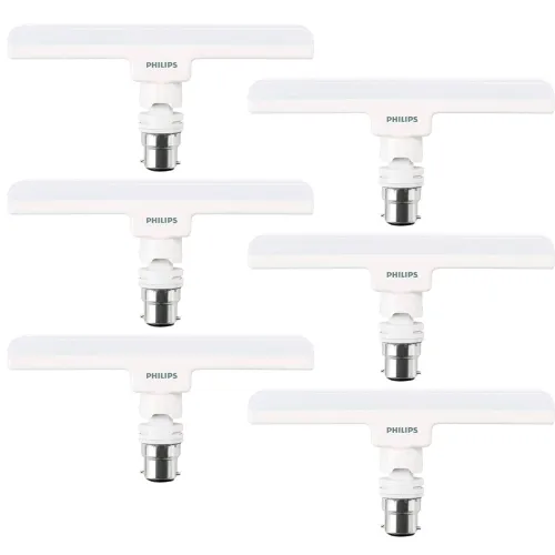 Image of PHILIPS 8W B22 LED Cool Day Light Bulb Pack of 6