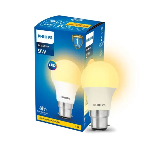 Image of Philips 9-Watts B22 LED Warm White LED Bulb