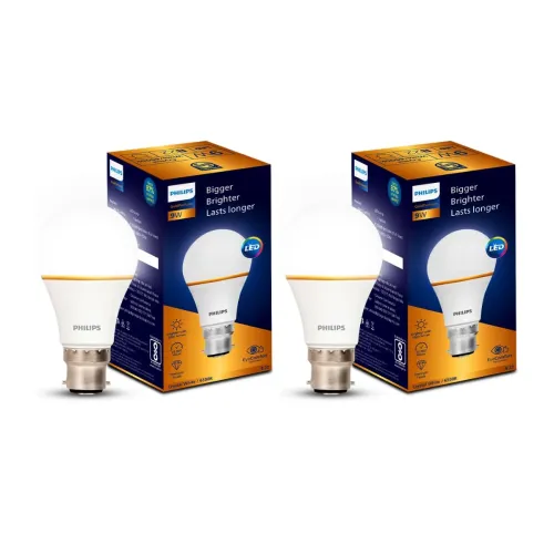 Image of PHILIPS 9W LED B22 Bulb (Pack of 2)