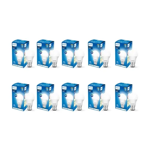 Image of Philips 9-Watts B22 LED Bulb 10Pcs