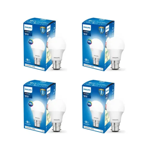 Image of Philips 9-Watts Multipack White LED Bulb (Pack of 4) 