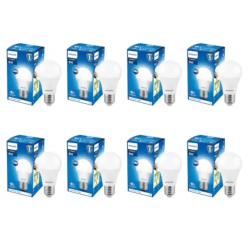 Image of Philips Ace Saver 9Watt 8Pcs LED Bulb