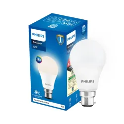 Philips 10-watt LED Bulb | AceSaver High Wattage LED Bulb | Base: B22 Light Bulb for Home | Natural White, Pack of 1