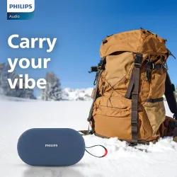 PHILIPS Audio TAS1400BL Wireless Bluetooth Speaker 1200mAh 
