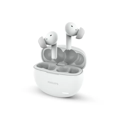 Image of Philips Audio TAT1179WT / 94 True Wireless in Ear Earbuds with Pocket Sized Charging Case, Play Time Upto 45Hrs, 10mm Dy