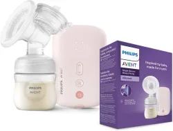 Philips Avent Electric Breast Pump SCF395/11 | Natural Motion | Fits 99.98%* nipples | BPA Free - Electric (CLEAR)
