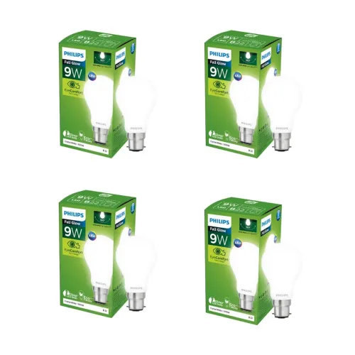 Image of PHILIPS B22 9W 4pcs LED Bulb 