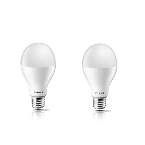 Image of Philips Base E27 7-Watt E27 Base LED Bulb (Crystal White) - Pack of 2