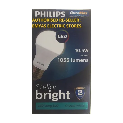 Image of Philips Base E27 10.5-Watt LED Bulb Pack of 4