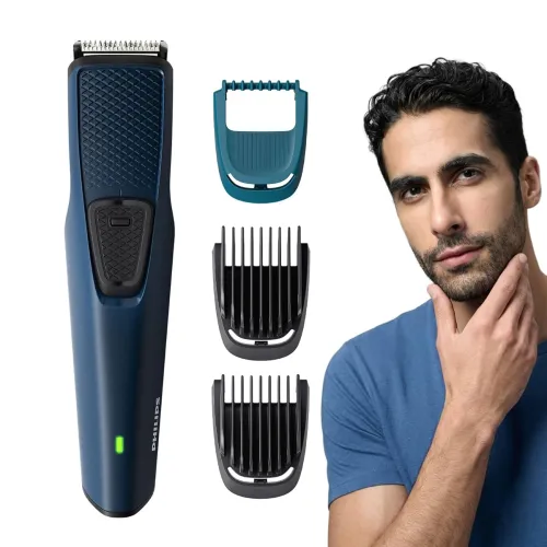Image of Philips Battery Powered SkinProtect Beard Trimmer for Men 