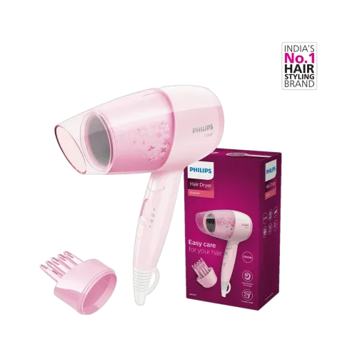 Image of PHILIPS BHC017/00 Hair Dryer (1200 W, Pink)