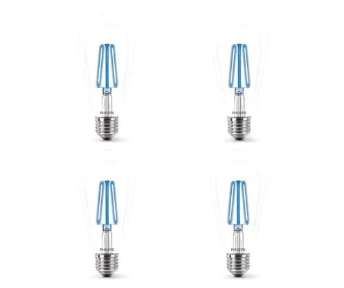 Image of Philips Blue LED Decorative Bulb Po4