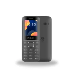PHILIPS All-New E2104 Dual Sim keypad Phone (with Voice Talker Feature) | Loud 2030mm Speaker | Long Lasting Battery | Projector Torch | Wireless FM | Digital Camera | Type C Charging (Cool....