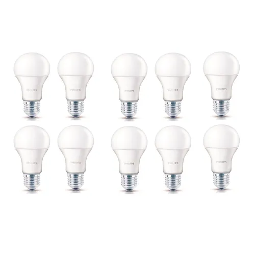 Image of Philips E27 7W Warm White LED Bulbs (PO10)