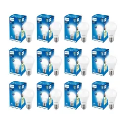 Philips E27 9W LED Bulb (Pack Of 12)