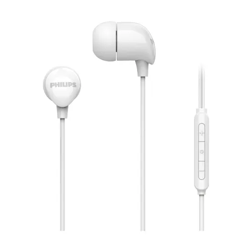 Image of Philips TAE2146WT in-Ear Wired Headphones with USB-C Plug, 10mm Drivers for Deep Dynamic Bass and Clear Sound