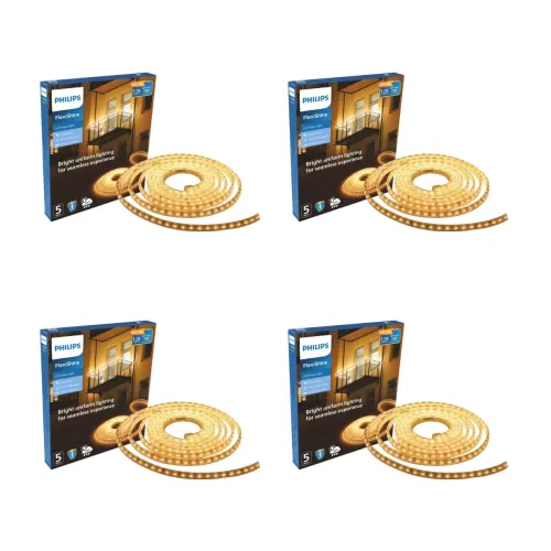 Image of PHILIPS FlexiShine LED Strip Light 5M (Pack of 4)