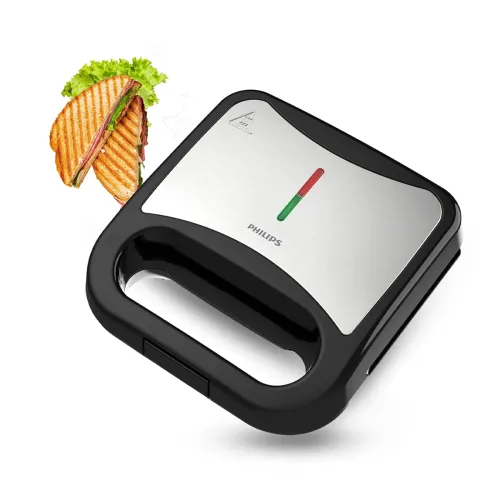 Image of Philips HD3010 Sandwich Maker Grill XL 800W Black