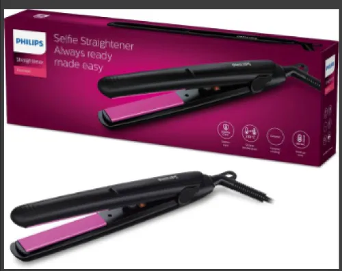 Image of PHILIPS HP8302/06 Hair Straightener (Black)