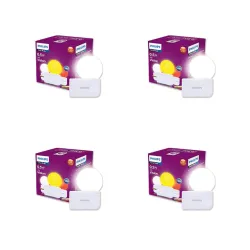 Philips Joy Vision Coral Rush 0.5W LED Night Lamp | Soft White Glow | Energy Efficient | Plug-in Prong Design | Ideal fo