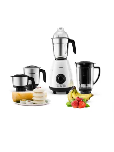 Image of PHILIPS Juicer Mixer Grinder 1000 W Mixer Grinder (HL7703/03 | 4 Jars | White)