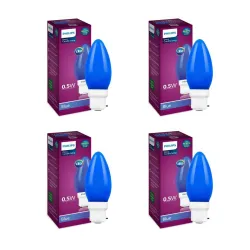 Philips LED Deco Blue 0.5W Candle po4