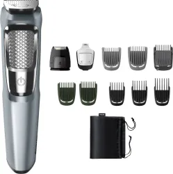 PHILIPS MG3760/33, 11 in 1 Multigroomer, Unique DualCut Tech Grooming Kit 75 min