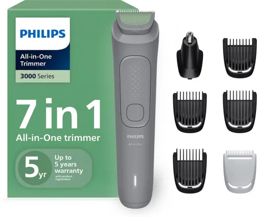 Image of PHILIPS MG3911/15 Fully Waterproof Trimmer 60 min Runtime 5 Length Settings