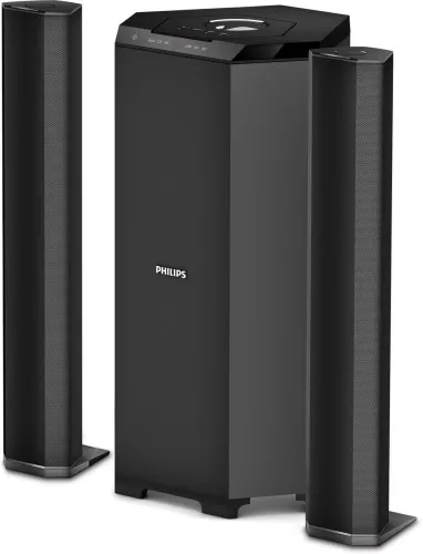 Image of PHILIPS MMS8085B/94 Convertible 80 W Bluetooth Home Theatre  (Black, 2.1 Channel)