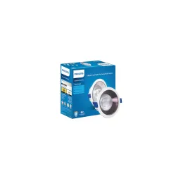 PHILIPS Polycarbonate 18 Watt Black Reflector Led Ceiling Cob Round Spot Light
